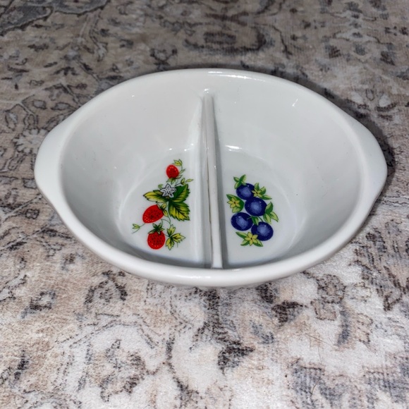 Other - vintage trinket/jam dish🍓🫐